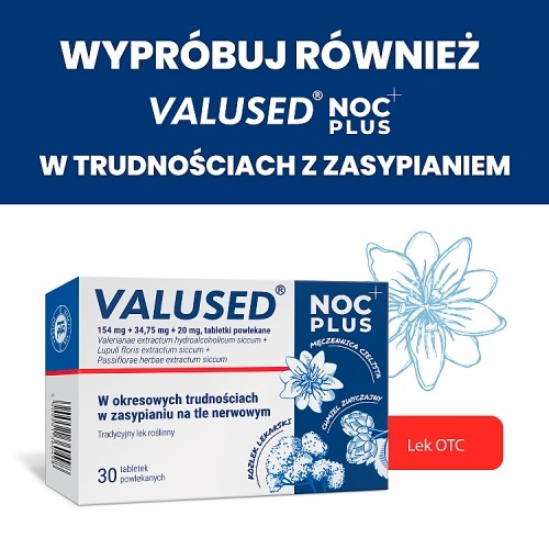 Zdjęcie produktu - 3 Valused Noc Plus, 30 tabl.