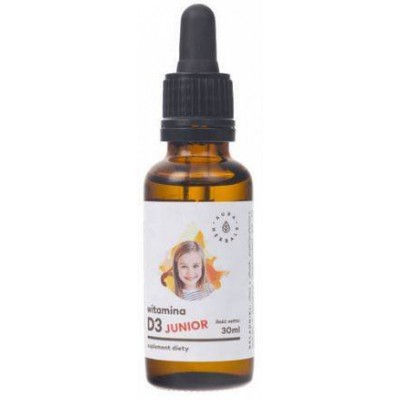 Miniaturka artykułu - #0 AURA HERBALS Witamina D3 Junior 800 IU - 30ml