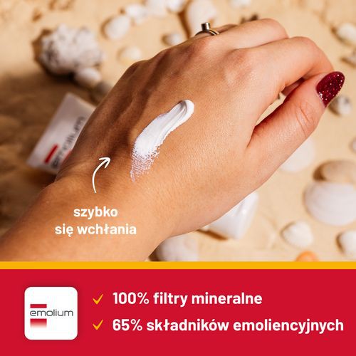 Miniaturka artykułu - #1 EMOLIUM SUNCARE Krem ochronny SPF 50+, 50ml