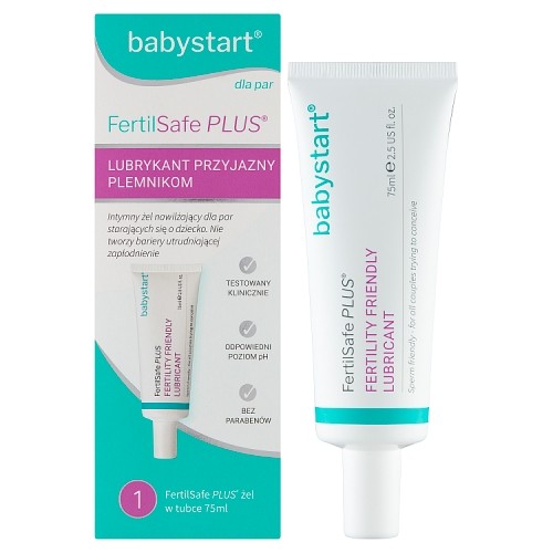 Miniaturka artykułu - #0 FertilSafe Plus Żel intymny nawilżający, 75 ml