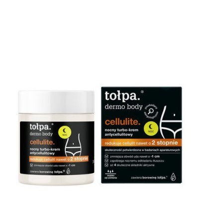 Miniaturka artykułu - #0 TOŁPA Demo Body Cellulite Nocny turbo krem antycellulitowy, 250 ml