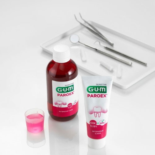 Zdjęcie produktu - 2 Sunstar GUM Paroex 0,12% Płyn do płukania jamy ustnej, 300 ml