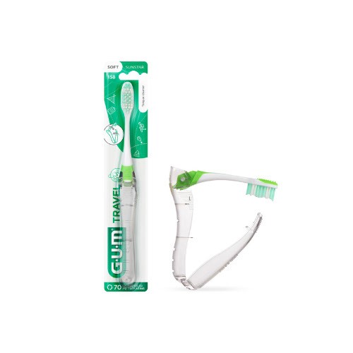 Miniaturka artykułu - #0 Sunstar GUM Travel Składana szczoteczka do zęb&oacute;w podr&oacute;żna