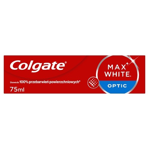 Zdjęcie produktu - 0 Colgate Max White Optic Wybielająca pasta do zęb&oacute;w, 75 ml