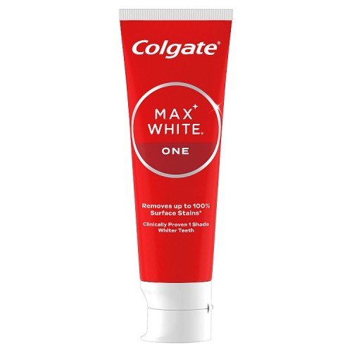 Zdjęcie produktu - 0 Colgate Max White One wybielająca pasta do zęb&oacute;w z fluorem, 75 ml