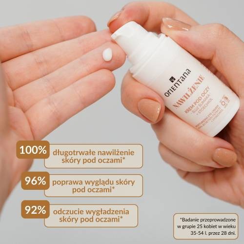 Miniaturka artykułu - #1 Orientana Naturalny krem nawilżający pod oczy ze śluzem ślimaka, 15 ml