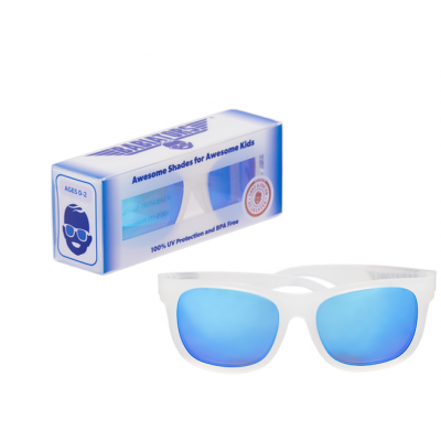 Zdjęcie produktu - 0 Babiators Navigator Okulary Blue Ice Premium (Oprawki Transparentny Mat) AGE 0-2 NAV-013
