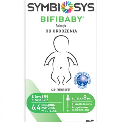Miniaturka artykułu - #0 SYMBIOSYS Bifibaby krople - 8 ml