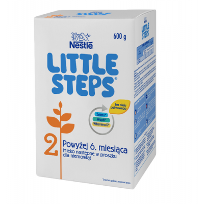Miniaturka artykułu - #0 NESTLE LITTLE STEPS 2 mleko modyfikowane powyżej 6 miesiąca - 600g
