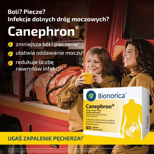 Miniaturka artykułu - #0 BIONORICA Canephron - 60 tabletek drażowanych