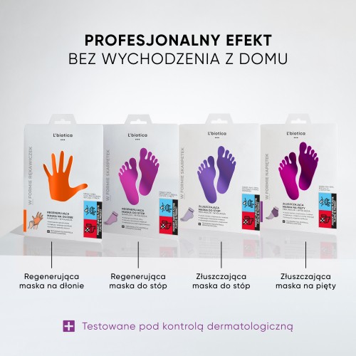 Zdjęcie produktu - 3 L'BIOTICA maska złuszczająca na pięty - 1 para