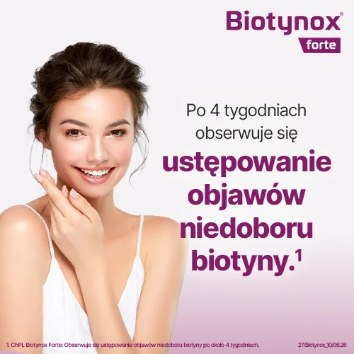 #1 – Biotynox Forte  Lek z biotyną 10 mg - 30 tabl.