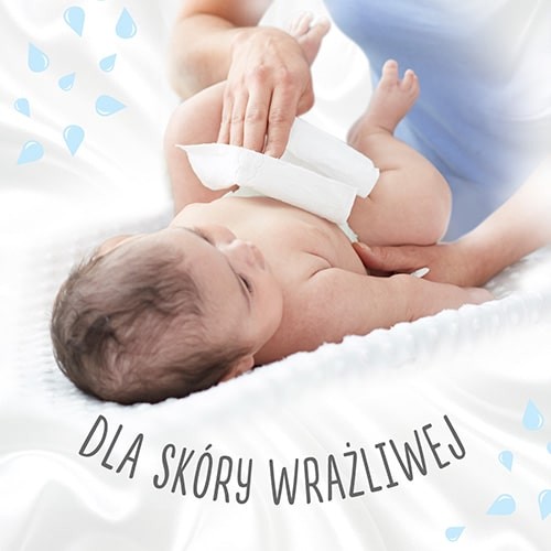 Zdjęcie produktu - 1 HUGGIES Pure Chusteczki nawilżane - 3x56szt.