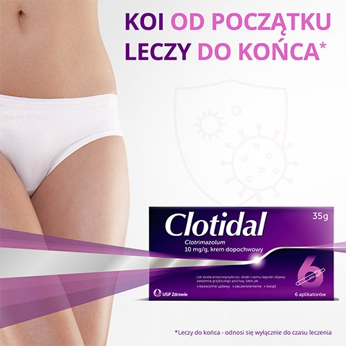 Zdjęcie produktu - 3 Clotidal (Clotrimazolum) Krem - 35g