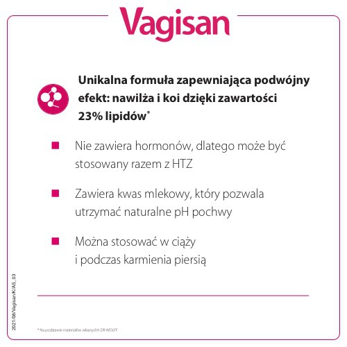 Zdjęcie produktu - 3 Vagisan Cremolum Globulki nawilżające - 16szt