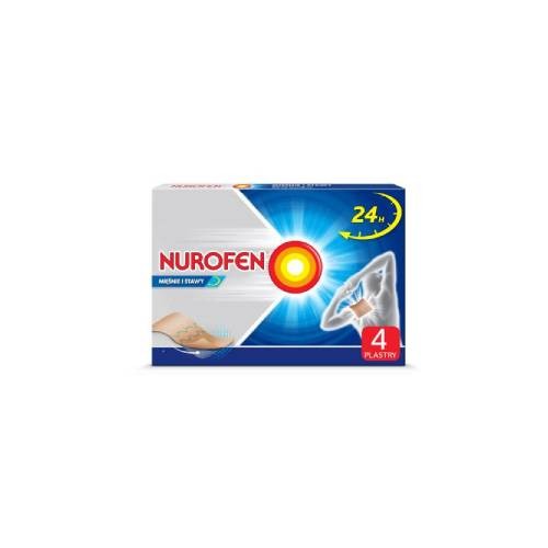 Miniaturka artykułu - #0 Nurofen Mięśnie i Stawy PLASTRY - 4SZT