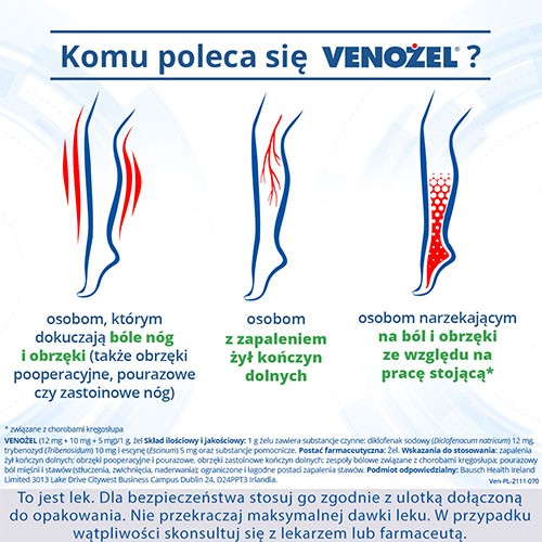 Zdjęcie produktu - 3 Venożel, 100g