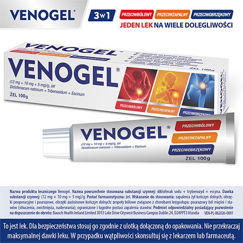 Miniaturka artykułu - #0 Venogel, 100 g