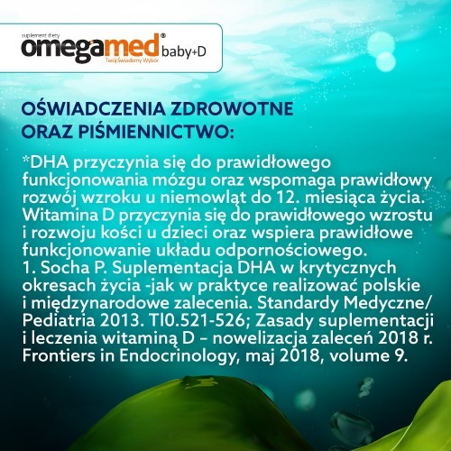 Zdjęcie produktu - 5 Omegamed Baby+D 6m+, 30 kaps. twistoff 