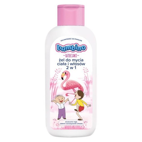 Zdjęcie produktu - 1 Bambino Dzieciaki Żel do mycia ciała i włosów 2 w 1 - 400 ml