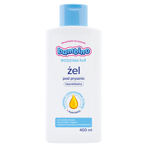 Miniaturka artykułu - #0 Bambino Rodzina Żel pod prysznic - 400 ml