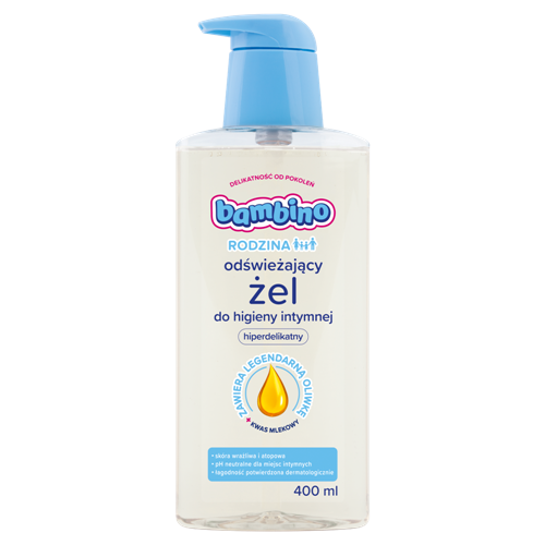 Miniaturka artykułu - #0 Bambino Rodzina Żel do higieny intymnej - 400 ml