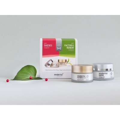Miniaturka artykułu - #0 Sesderma zestaw FACTOR G RENEW, 50 ml + DAESES krem liftingujący, 50 ml