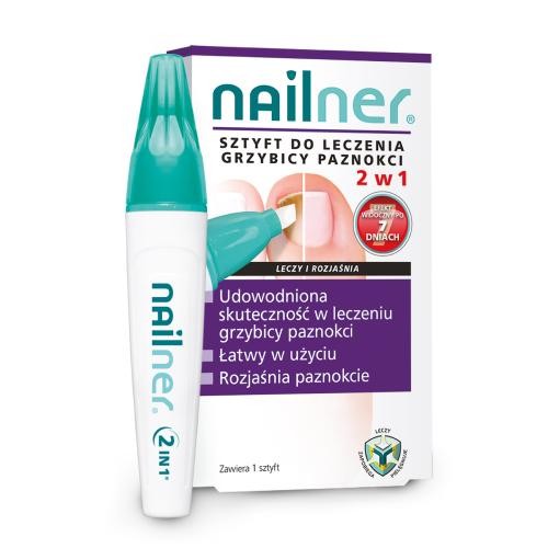 Zdjęcie produktu - 5 Nailner Sztyft 2w1, 4ml
