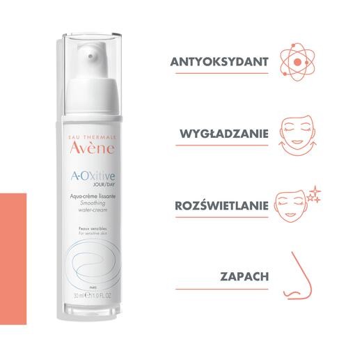 Miniaturka artykułu - #1 AVENE EAU THERMALE A-OXITIVE Wygładzający krem wodny na dzień, 30ml