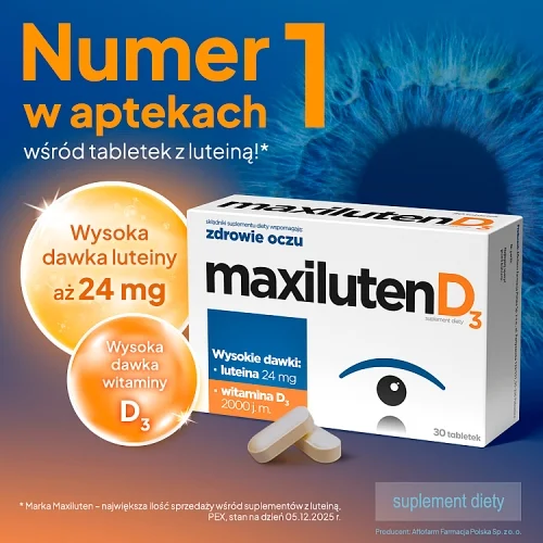 #0 – Maxiluten D3, 30 tabl.
