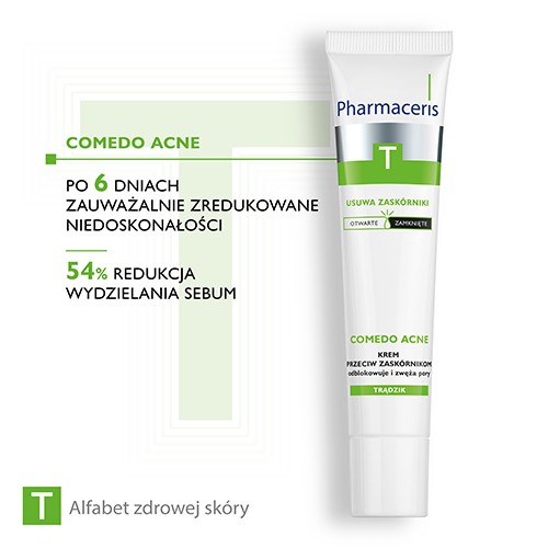 Zdjęcie produktu - 2 Pharmaceris T Comedo Acne Krem przeciw zask&oacute;rnikom, 40 ml