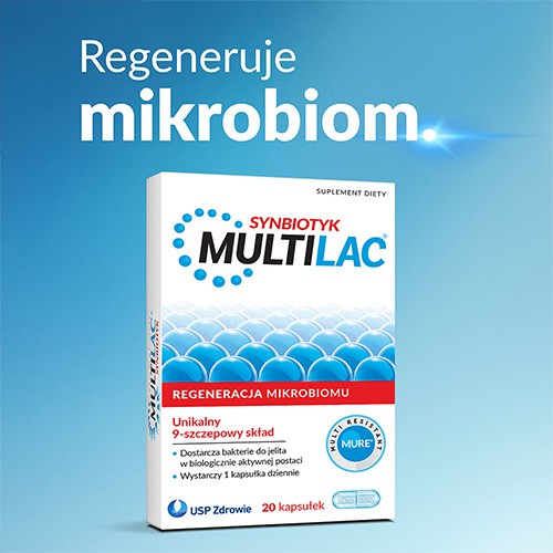 Zdjęcie produktu - 4 Multilac Synbiotyk, 20 kapsułek