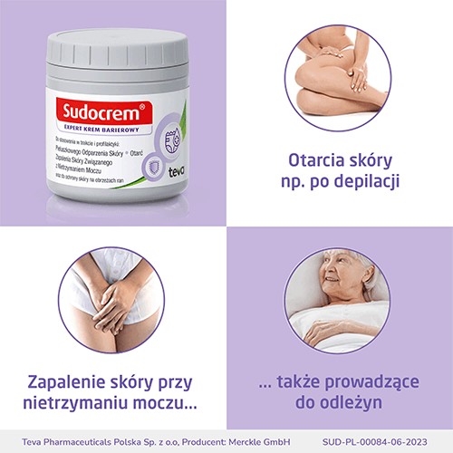Zdjęcie produktu - 3 SUDOCREM EXPERT Krem barierowy, 250g