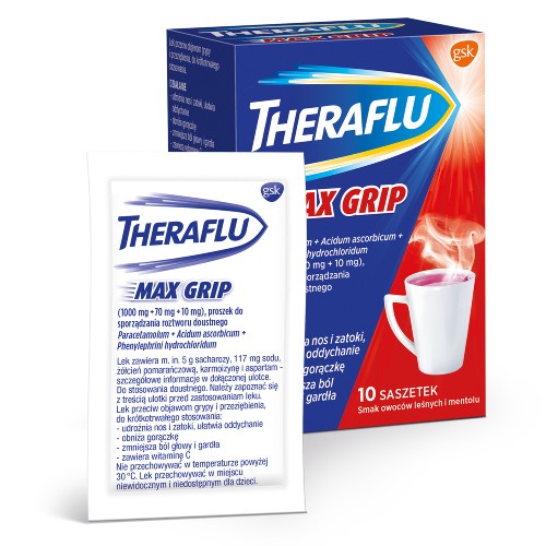 Zdjęcie produktu - 3 THERAFLU MAX GRIP, 10sasz.