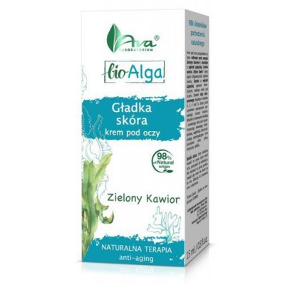 Miniaturka artykułu - #0 AVA BIO ALGA Krem pod oczy Zielony Kawior Gładka Sk&oacute;ra, 15ml
