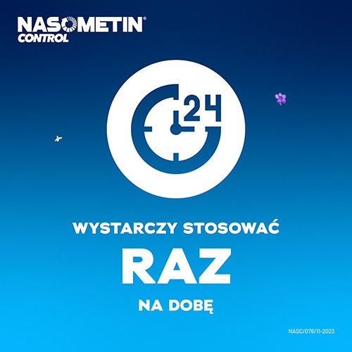 Miniaturka artykułu - #1 Nasometin Control - steryd w postaci aerozolu stosowany w nieżytach nosa, 60dawek