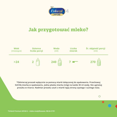 Zdjęcie produktu - 3 Enfamil Premium 4 Mleko modyfikowane powyżej 2. roku, 3200 g (4x800g)