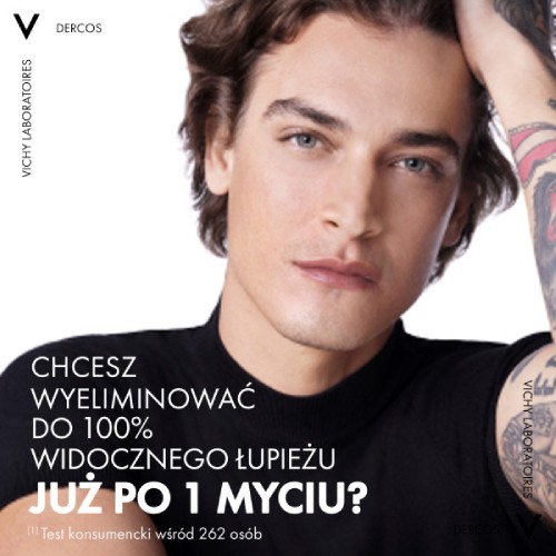 Zdjęcie produktu - 2 Vichy Dercos DS Szampon przeciwłupieżowy do włos&oacute;w normalnych i tłustych, 390 ml