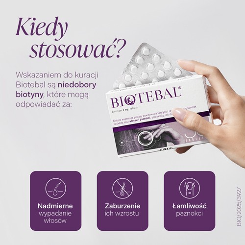 Zdjęcie produktu - 2 Biotebal 5 mg, 90 tabl.