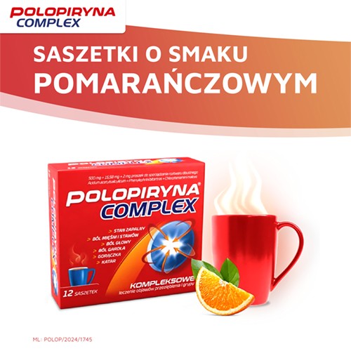 Zdjęcie produktu - 2 Polopiryna Complex, 12sasz. 