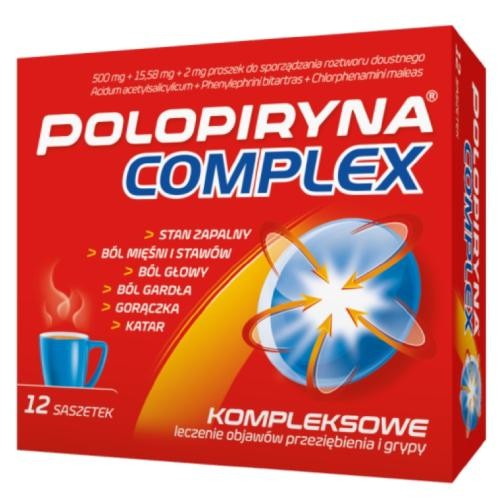 Zdjęcie produktu - 4 Polopiryna Complex, 12sasz. 