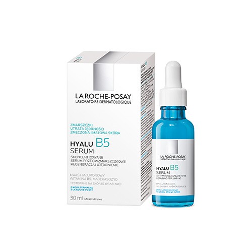 Miniaturka artykułu - #0 La Roche-Posay Hyalu B5, przeciwzmarszczkowe i regenerujące serum do twarzy, 30 ml