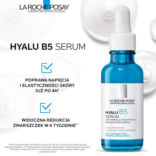 Zdjęcie produktu - 3 La Roche-Posay Hyalu B5, przeciwzmarszczkowe i regenerujące serum do twarzy, 30 ml