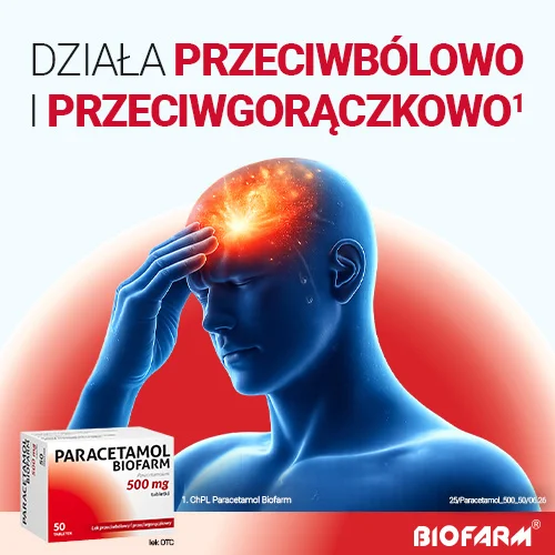 #0 – Paracetamol Biofarm 500  mg, 50 tabl.