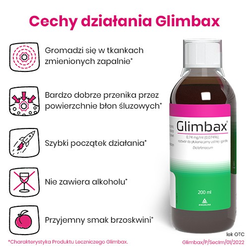 Zdjęcie produktu - 3 Glimbax płyn, 200ml