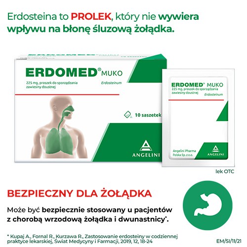 Zdjęcie produktu - 3 Erdomed Muko,  10 saszetek