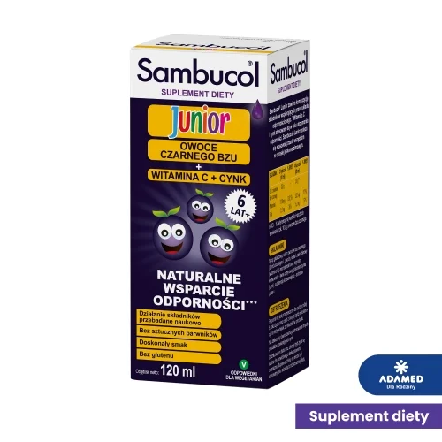 #0 – Sambucol Junior płyn, 120 ml