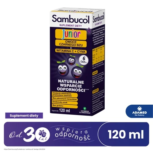 #4 – Sambucol Junior płyn, 120 ml