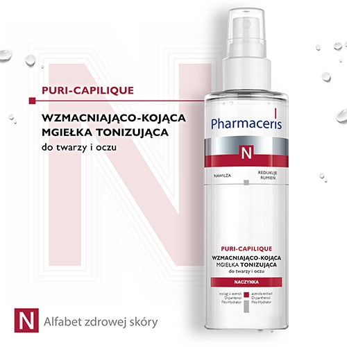 Miniaturka artykułu - #0 PHARMACERIS N PURI-CAPILIQUE delikatny Tonik-Mgiełka, 200ml
