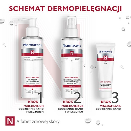 Zdjęcie produktu - 4 PHARMACERIS N PURI-CAPILIQUE delikatny Tonik-Mgiełka, 200ml